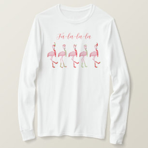 Kerstflamingo T-shirt
