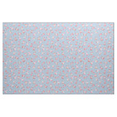 Kerstflamingo's op Lichtblauw Stof (Fat Quarter)