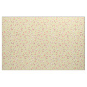Kerstflamingo's op lichtgeel stof (Fat Quarter)