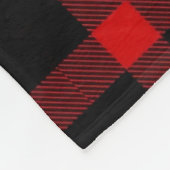 kerstflannel fleece deken (Hoek)