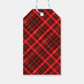 kerstflannel noord-poolbezorging - Labels met cade Cadeaulabel (Achterkant)