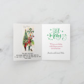 KerstFlash Bulb-foto - de Good Old Days Hol Feestdagen Kaart (Binnen)