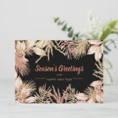 kerstflat feestdagenkaart (Staand voorkant)