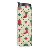 kerstfles thermosbeker (Geroteerd rechts)