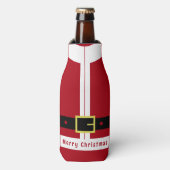 kerstflesje — kerstcadeautje flesjeskoeler (Fles Voorkant)