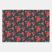 kerstflesjes inpakpapier vel (Voorkant)