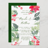 kerstflesjes met groene lederen deeg schoeisel kaart (Voorkant / Achterkant)