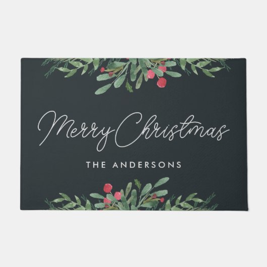Kerstflesjesnaam Deurmat (Voorkant)