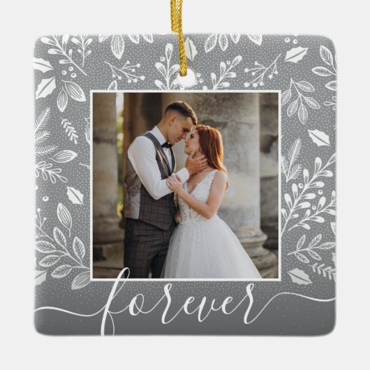 Kerstflessen Keramisch Ornament (Voorkant)