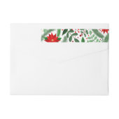 Kerstflessen (op wit) Retouradres (Achterkant)