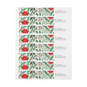 Kerstflessen (op wit) Retouradres (Vel)