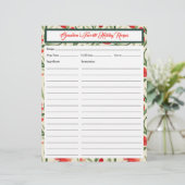 kerstflessenkaart (Staand voorkant)