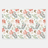 kerstflessenpakket gecoördineerd inpakpapier vel (Voorkant 3)