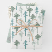 kerstflessenpapierset inpakpapier vel (In situ)