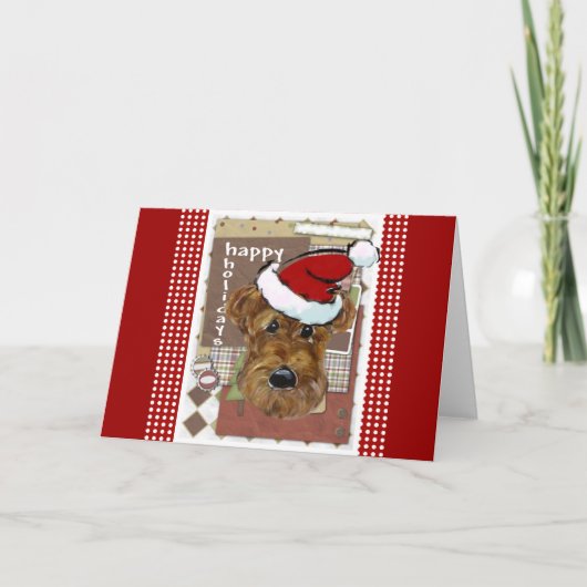 KERSTFLOCKTELD FEESTDAGEN KAART (Voorkant)