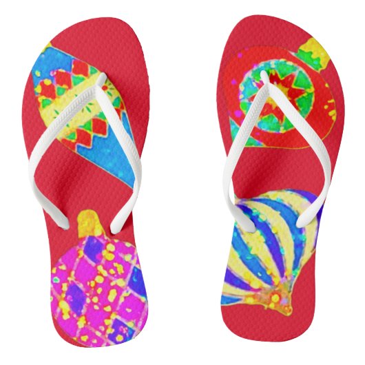 KERSTFLOPFLAPS KUNST EN ONTWERP ECO TEENSLIPPERS (Voetbed)