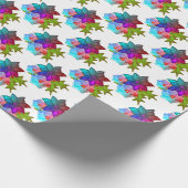  kerstflora cadeaupapier (Hoek)