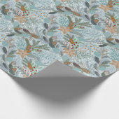 kerstflora cadeaupapier (Hoek)