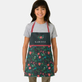 kerstflora  meisjes naam groen schort (Insitu)