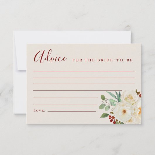 KerstFloral Bridal Advice Kaarten (Voorkant)