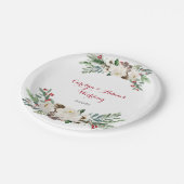 KerstFloral bruiloft Bord (Gekanteld)