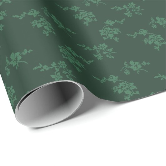 KerstFloral Cadeaupapier (Rol Hoek)