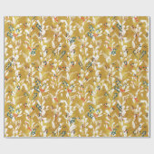 KerstFloral Garland Cadeaupapier (Vlak)