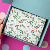 KerstFloral Greenery Festive Winter Feestdagen Tissuepapier