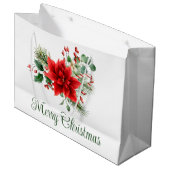 KerstFloral Groot Cadeauzakje (Voorkant Gekanteld)