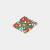 KerstFloral Leaf Art Post-it® Notes (Schuin)