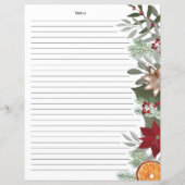 KerstFloral Recipe Card (Achterkant)