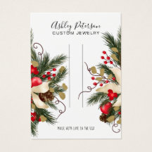 kerstflorale haarflesvormig haarschermpje