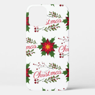 kerstfloret holi met een doornende winter Case-Mate iPhone case