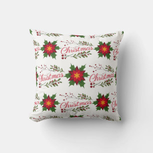 kerstfloret holi met een doornende winter kussen