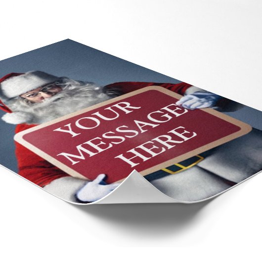 Kerstfluisteraar: Uw bericht op het teken van de K Poster (Hoek)