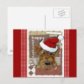 KERSTFOKSTER FEESTDAGENKAART (Voorkant / Achterkant)