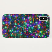 Kerstfonkelende sterren Case-Mate iPhone case (Achterkant (horizontaal))