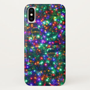 Kerstfonkelende sterren iPhone x hoesje