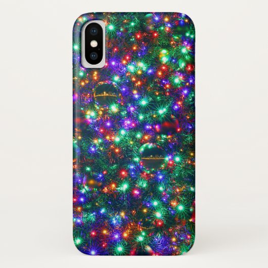 Kerstfonkelende sterren Case-Mate iPhone case (Achterkant)