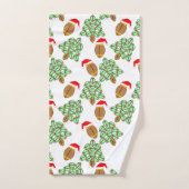 kerstFootball Bad Handdoek (Handdoek)