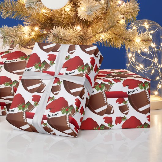 kerstFootball | DIY-tekst Cadeaupapier (Feestdagen)