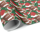 kerstFootballs | DIY-naam Cadeaupapier (Rol Hoek)