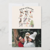 Kerstfoto 12 Kerstmis met Kerstmis met kerstcadeau Kaart (Voorkant)