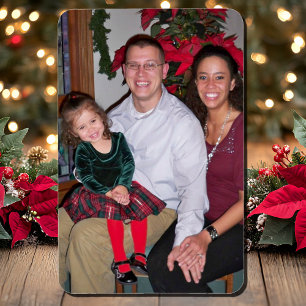 Kerstfoto 4 x 6 Happy Memories Magneet