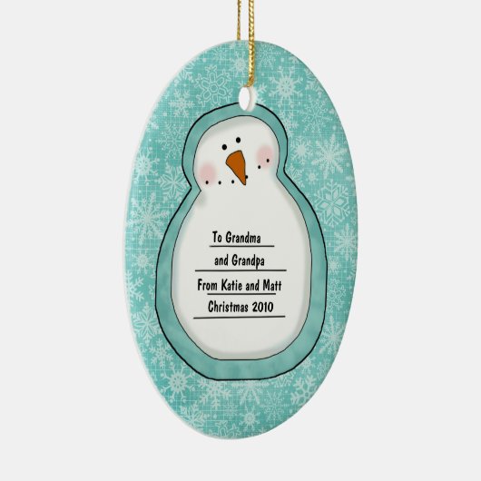 Kerstfoto Aangepaste foto Keramisch Ornament (Rechts)