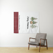 Kerstfoto Achtergrond Foto Booth op maat Wandkleed (In Situ (horizontaal))