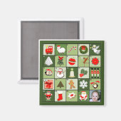 Kerstfoto Adventskalender Magneet (Voorkant / Achterkant)