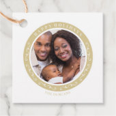  kerstfoto bedankjes labels (Voorkant)