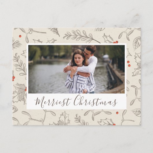  kerstfoto briefkaart (Voorkant)