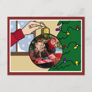 kerstfoto-Briefkaart Feestdagenkaart